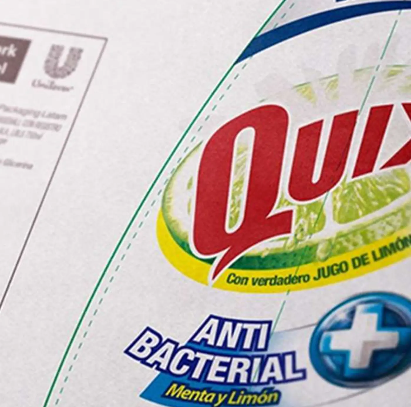 Packaging diseñado para Quix de Unilever