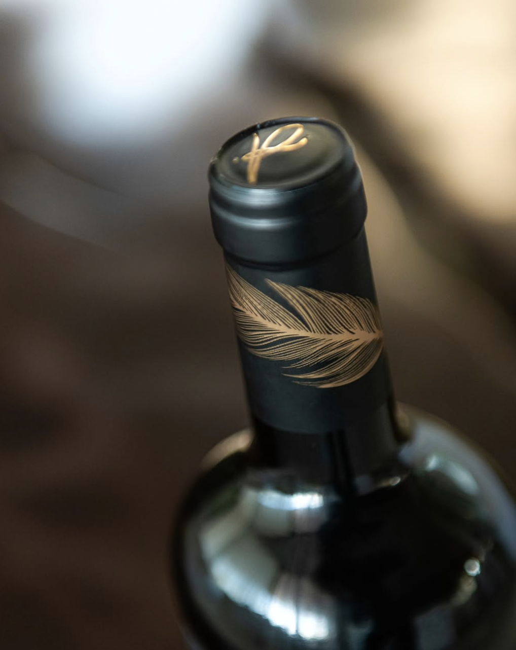 Plumaje Wine etiqueta